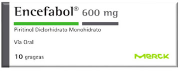 Encefabol 600Mg Grageas Caja x10Grg. Merck Piritinol Diclorhidrato      