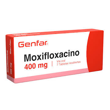 Moxifloxacino 400 mg Caja x 7 Tabletas  