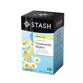 Té Stash Infusión Herbal Chamomile Night 18 gr x 20 und  