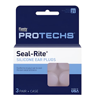 Tapones para Oídos Seal-Rite de Silicona para Natación Blister x 3 pares  
