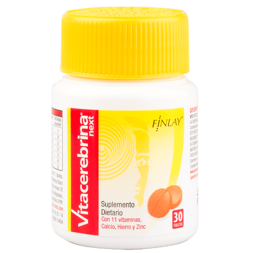 Vitacerebrina Next Multivitamínico Finlay Caja x 30 Tabletas