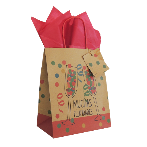 Bolsa De Regalo Kraft Mediana x 1 und