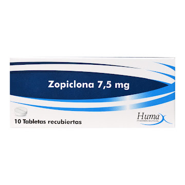 Zopiclona 7.5mg Humax Caja x 10 Tabletas  