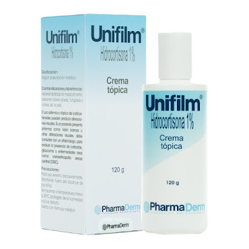 Unifilm Hidrocortisona 1% Pharmaderm Crema Tópica Frasco x 120 gr  