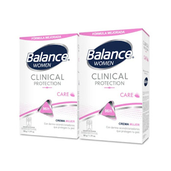 Desodorante Balance Crema Clinical Care Mujer 2 x 50 gr  