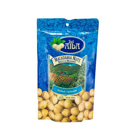 Pasabocas Del Alba Macadamia Nuts Salados Paquete x 100 gr