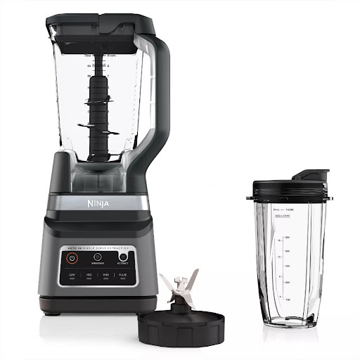 Ninja Professional Plus Blender DUO with Auto-iQ Shark Ninja Caja x 1 Potente, versátil y lista para todo. La Ninja® Professional Plus Blender DUO® con Auto-iQ® llega con un diseño renovado y un motor más fuerte (1400?W de potencia pico), ideal para preparar smoothies, 