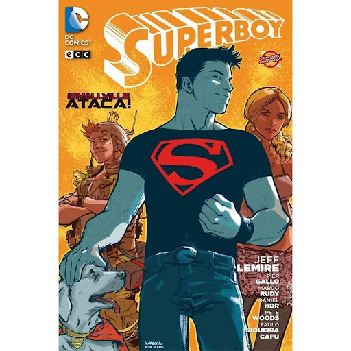 Superboy: ¡smallville Ataca! ECC Libro x 1.0 SUPERBOY: ¡SMALLVILLE ATACA!   Bajo la identidad civil de Conner Kent, Superboy ha decidido instalarse en Smallville junto a Ma y alejarse del primer plano de la actividad superheroica en pos de una v