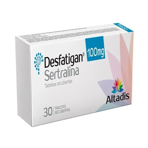 Desfatigan Sertralina 100mg Altadis Caja x 30 Tabletas