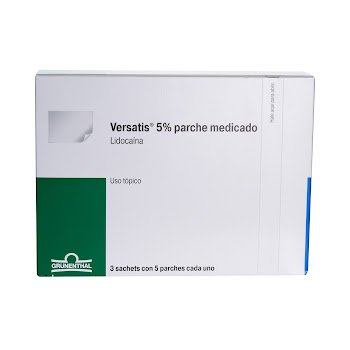 Versatis Lidocaina 5% Parche Medicado Grunenthal Caja x 15 Parches  