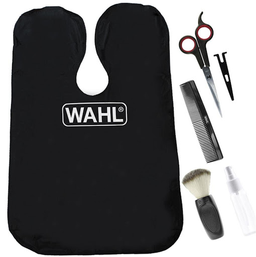 Kits Accesorios Para Corte WAHL WAHL Caja x 1 Capa de nailon
Peine de peluqueria
Plumero para el cuello
Tijeras de corte
Pinza de sujesion
Botella atomizadora