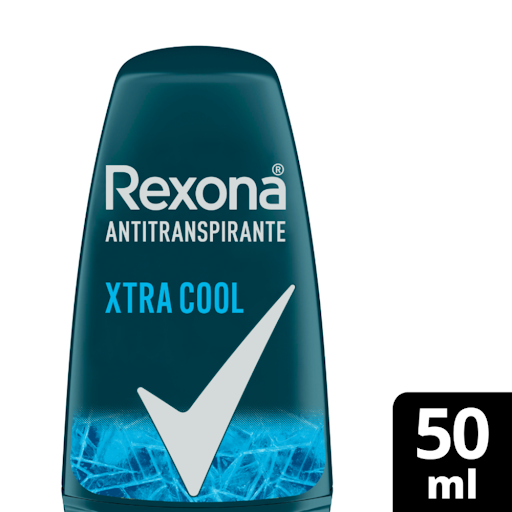 Desodorante Hombre Rexona Xtra Cool 48h Roll On Frasco x 50 ml