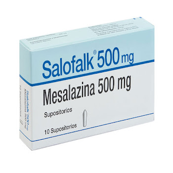 Salofalk Mesalazina 500 mg Biotoscana Caja x 10 Supositorios  