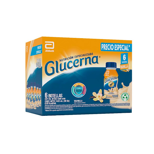 Glucerna Vainilla Líquido x 237 ml Caja x 6 und