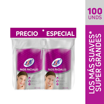 Pads Faciales JGB Algodón 2 x 50 und  
