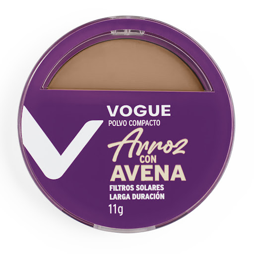Polvo Vogue Compacto De Arroz Vogue Habana Estuche x 11 g