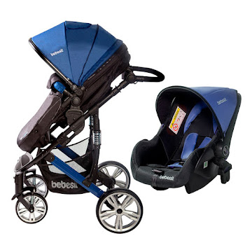 Solo Online Coche Con Portabebe   Bebesit Quest Color Azul X 1 Unidad 
