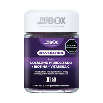 Gomas Resveratrol The Gummy Box Frasco x 60 und  