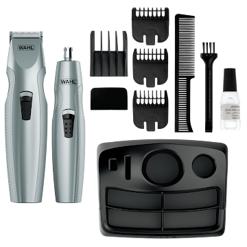 Solo Online Kit Corta Barba Y Bigote   + Recortador De Nariz, Orejas Y Cejas. 
