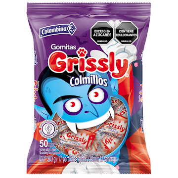 Gomas Grissly Colmillos Paquete x 300 gr  