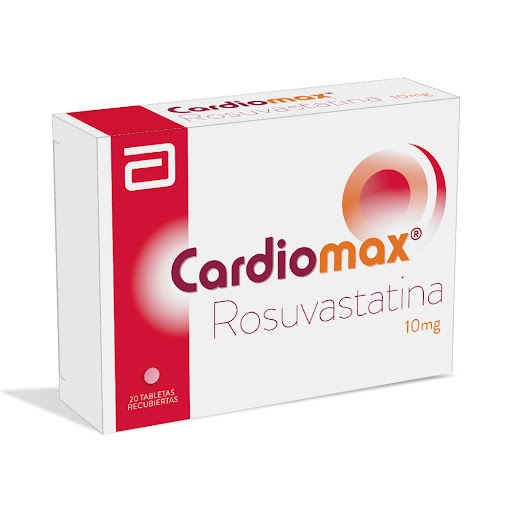 Cardiomax Rosuvastatina 10 mg Abbott Caja x 20 Tabletas
