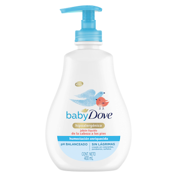 Jabón Líquido Dove Baby Corporal Humectación Enriquecida x 400 ml  
