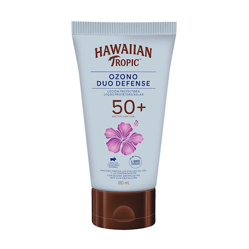 Protector Solar Hawaiian Tropic Ozono Duo Defense Fps 50 Tubo x 180 ml