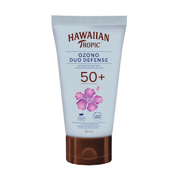 Protector Solar Hawaiian Tropic Ozono Duo Defense Fps 50 Tubo x 180 ml  