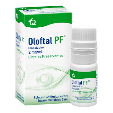 Oloftal PF Olopatadina 2 mg Tecnoquimicas Frasco x 5 ml  