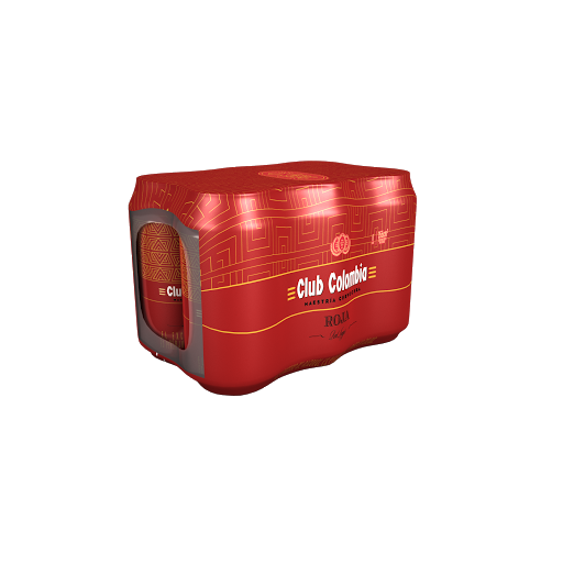 Cerveza Club Colombia Roja Lata x 355 ml x 6 und