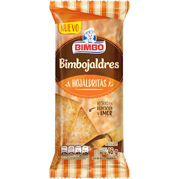 Hojaldritas Bimbo   Bimbojaldres 2 Unidades X 46g  