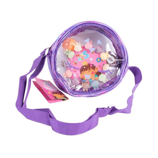 Bolsito Make Up Animalitos Miis Kids MIIS KIDS bolso x 4 Bolso para las niñas que incluye un resaltador, un glitter, unas pinzas y un gloss para que las niñas puedan disfrutar