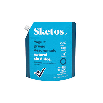 Yogurt Griego Sketos Doypack Bolsa x 1300 gr  