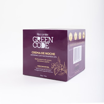 Crema Green Code Noche Hidratante Antiedad Caja x 50 g  