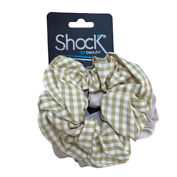 Bambas Shock Beige Y Cuadros Blíster x 2 und  