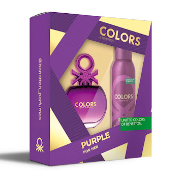 Oferta Perfume Benetton Colors Purple EDT x 80 ml Gratis Desodorante x 150 ml  
