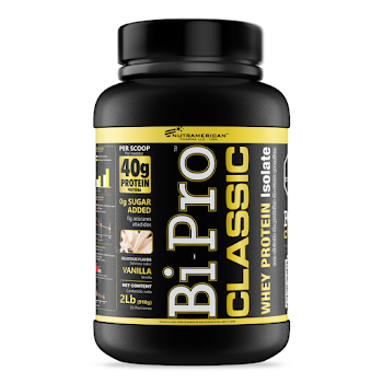 Proteína BiPro Classic   Vainilla Nutramerican Tarro x 910 gr  