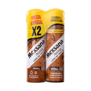 Desodorante para Pies Mexsana Avena 2 Frascos x 260 ml  