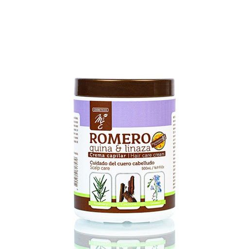 Crema Capilar MYE Romero, Quina y Linaza, 500ML Cosmeticos MyE 500 ml x ml 
