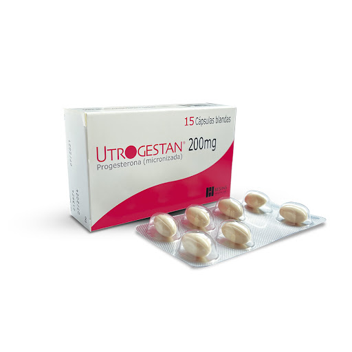 Utrogestan Progesterona 200 mg Axon Caja x 15 Cápsulas