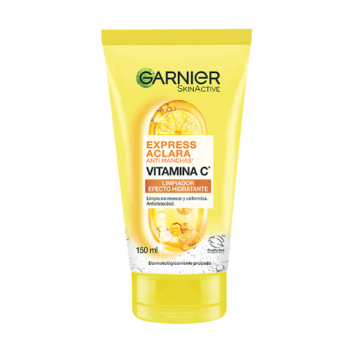 Gel Limpiador Garnier Hidratante Express Aclara Tubo x 150 gr