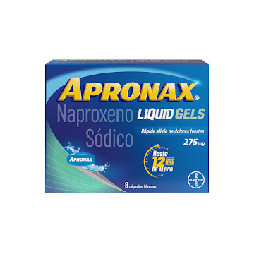 Apronax Liquid Naproxeno 275 mg Bayer Caja x 8 Cápsulas  
