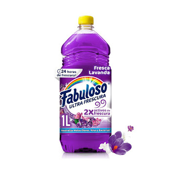 Limpia Pisos Fabuloso Antibacterial Lavanda Botella x 1 Lt  