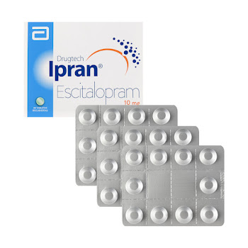 Ipran Escitalopram 10 mg Abbott Caja x 30 Tabletas  