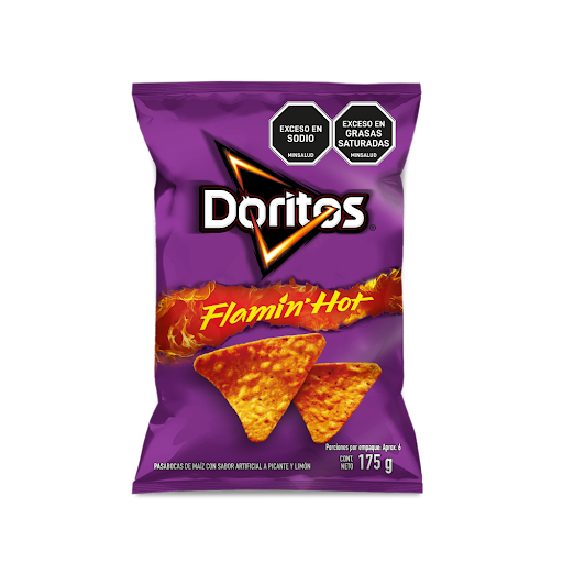 Pasabocas Doritos Flaming Hot x 175 gr