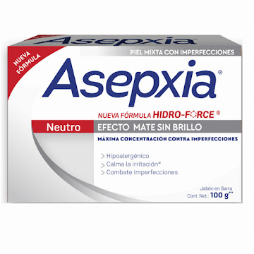 Jabón ASEPXIA Barra Neutro Limpieza ProfUnda Anti Acnil 3 x100g          
