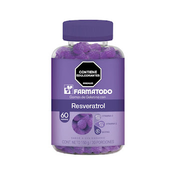 Gomas Farmatodo Resveratrol x 60 Und  
