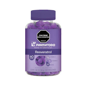 Gomas Farmatodo Resveratrol x 60 Und  