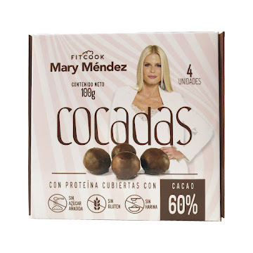 Cocadas Cubiertas De Cacao Fitcook Mary Méndez x 100 gr undefined