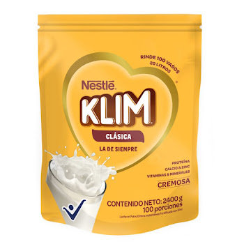 Leche en Polvo Klim Clásica Bolsa x 2400 gr  